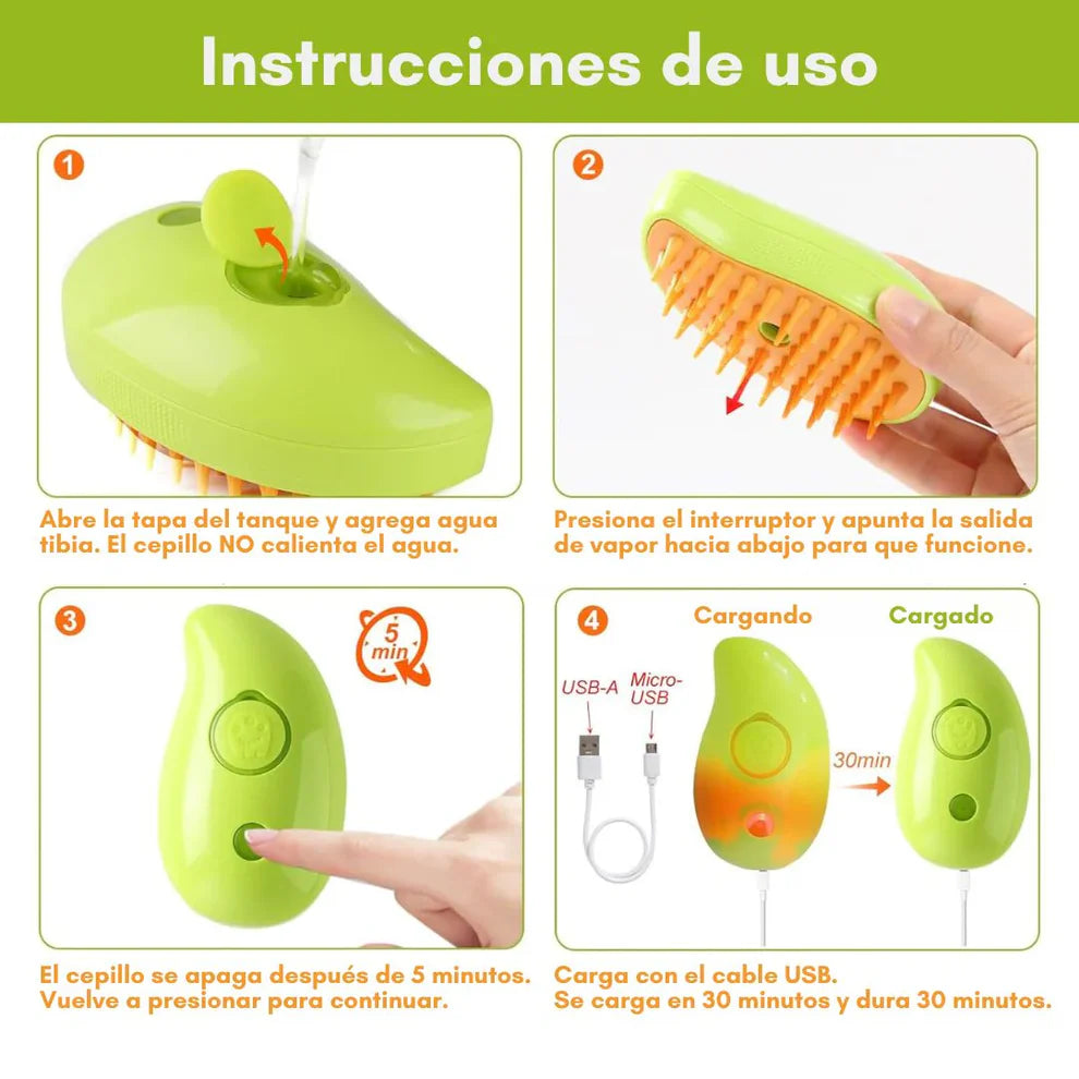 Relax Pet™ - cepillo 3 en 1 de mascotas