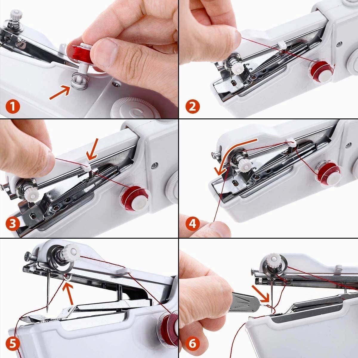 🧵 StitchyGo ™– Mini Máquina de Coser Manual