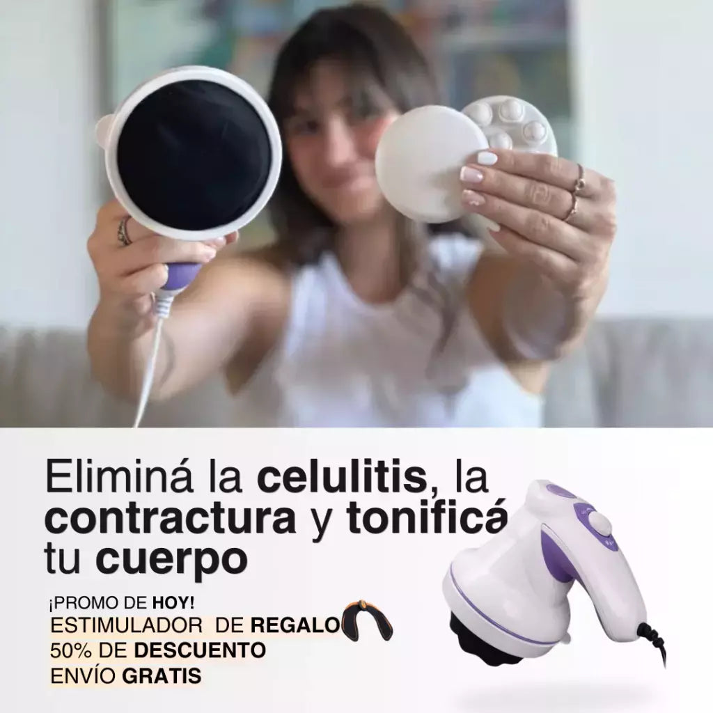 PerfectSkin™ Masajeador Anti-celulitis + Electro Estimulador de Glúteos GRATIS!